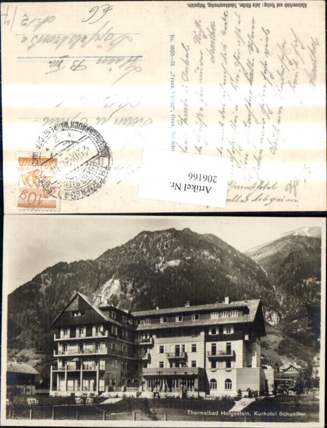 Alte Ansichtskarte – Old Postcard