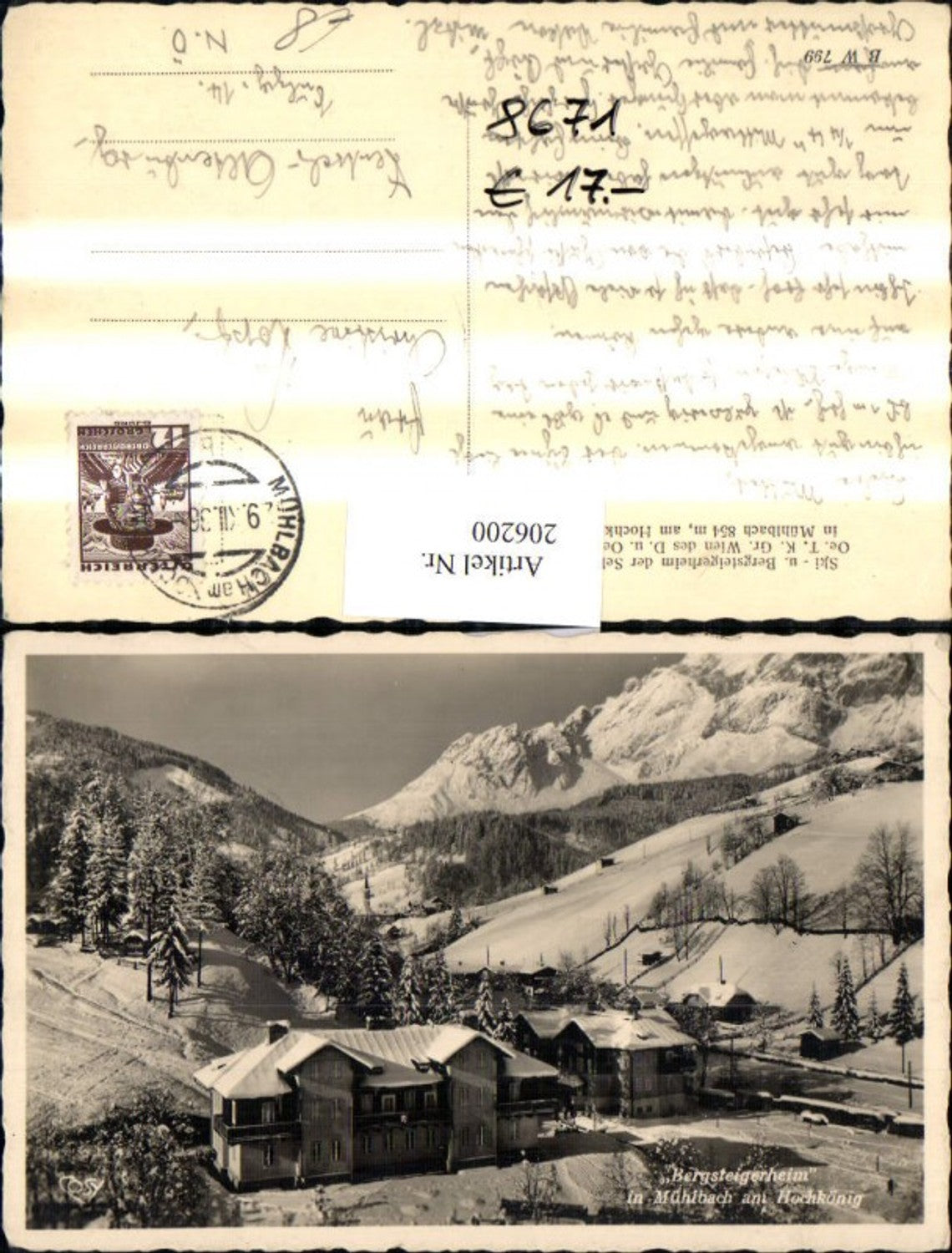 Alte Ansichtskarte – Old Postcard