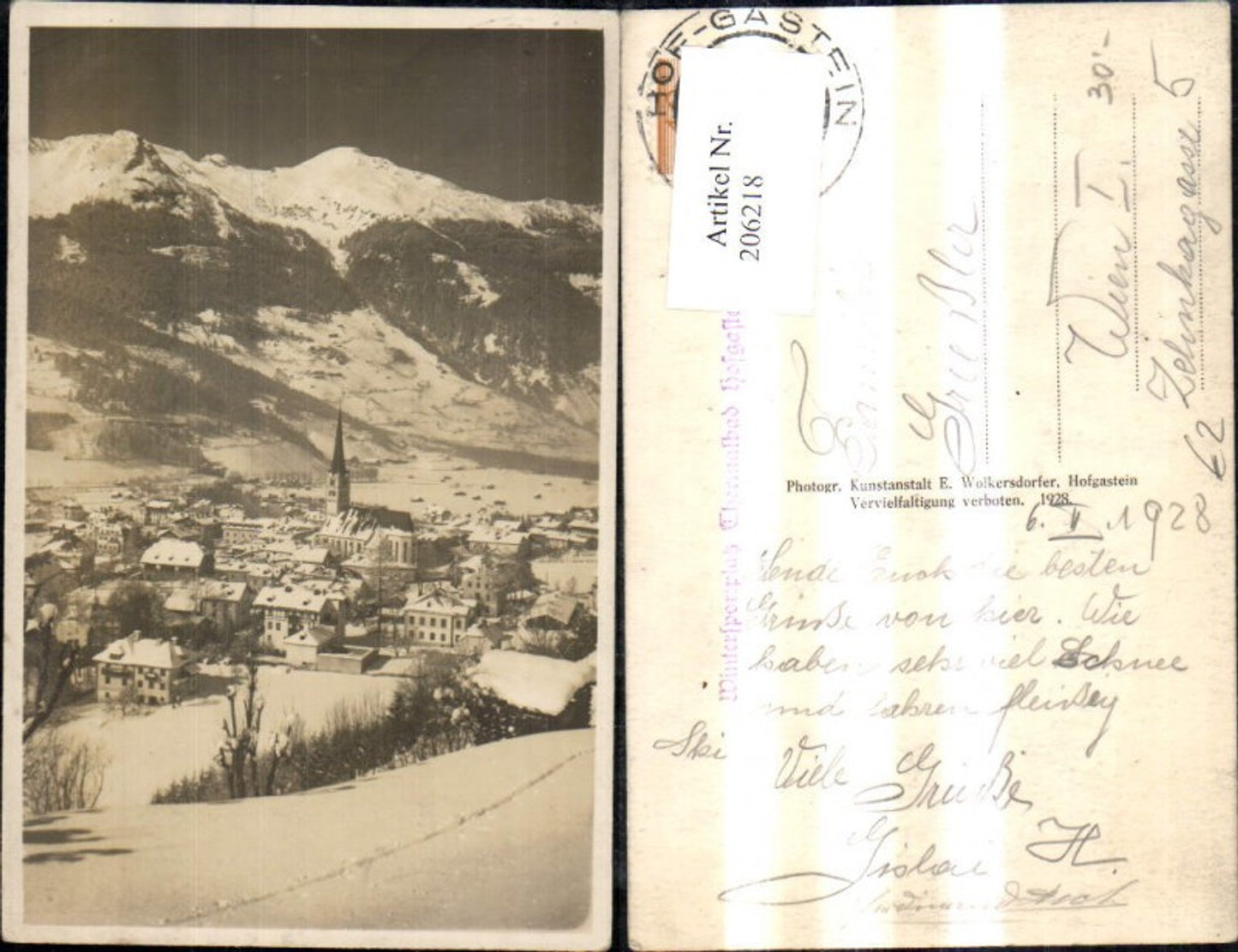 Alte Ansichtskarte – Old Postcard