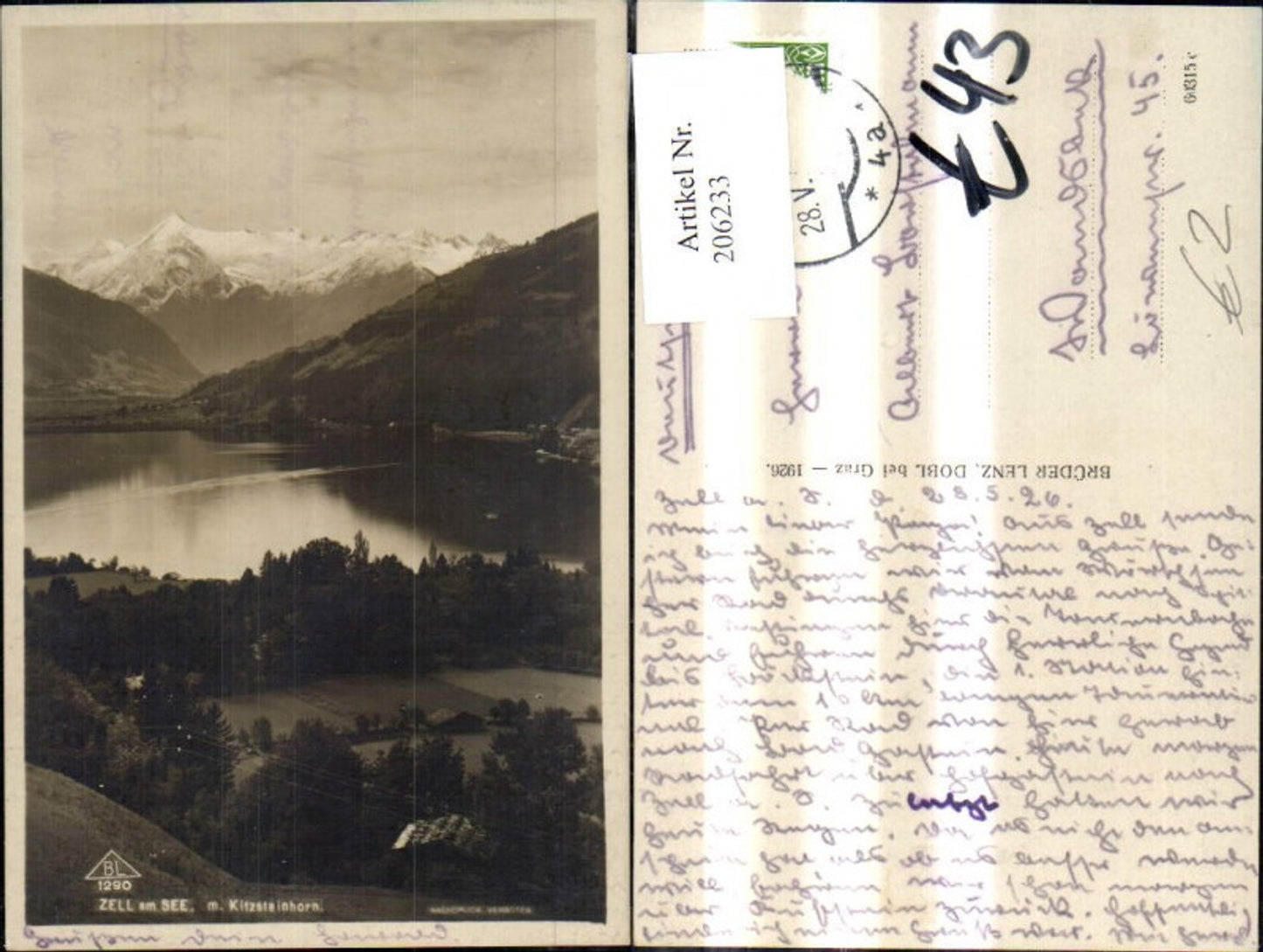 206233,Zell am See m. Kitzsteinhorn