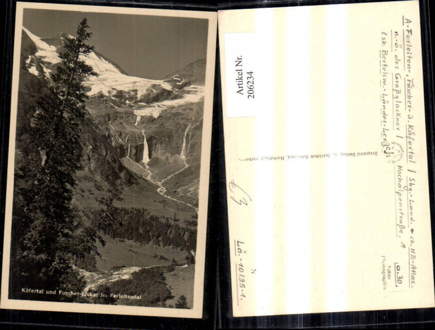 206234,Käfertal u. Fuscher Eiskar i. Ferleitental Ferleiten Bruck a. d. Glocknerstrasse