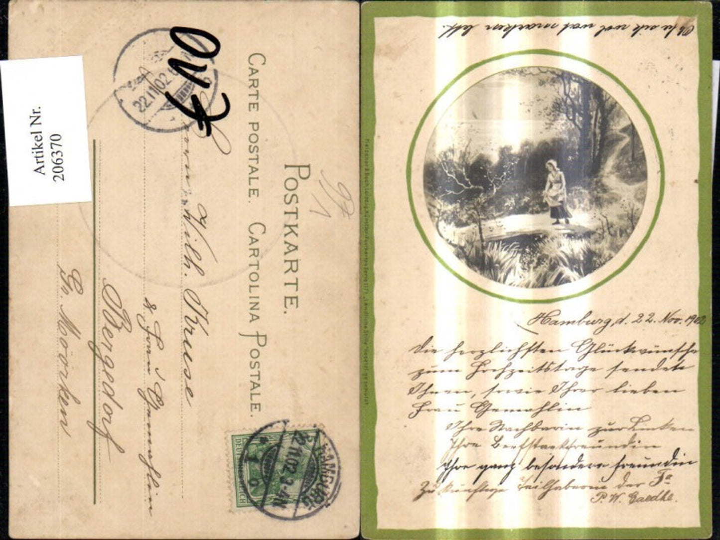 206370,Künstler Ak Meissner & Buch 1171 Präge Ländliche Stille