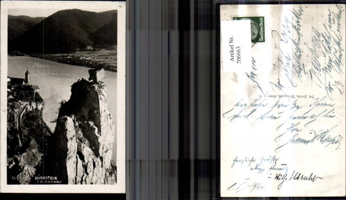 206663,Dürnstein a. d. Donau Wachau Foto Ak Burg