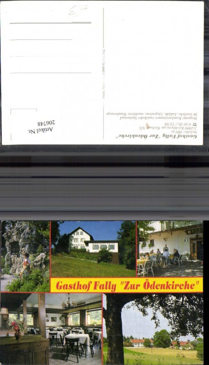 206748,Kirchberg a. Wechsel Gasthof Fally Zur Ödenkirche Mehrbild Ak