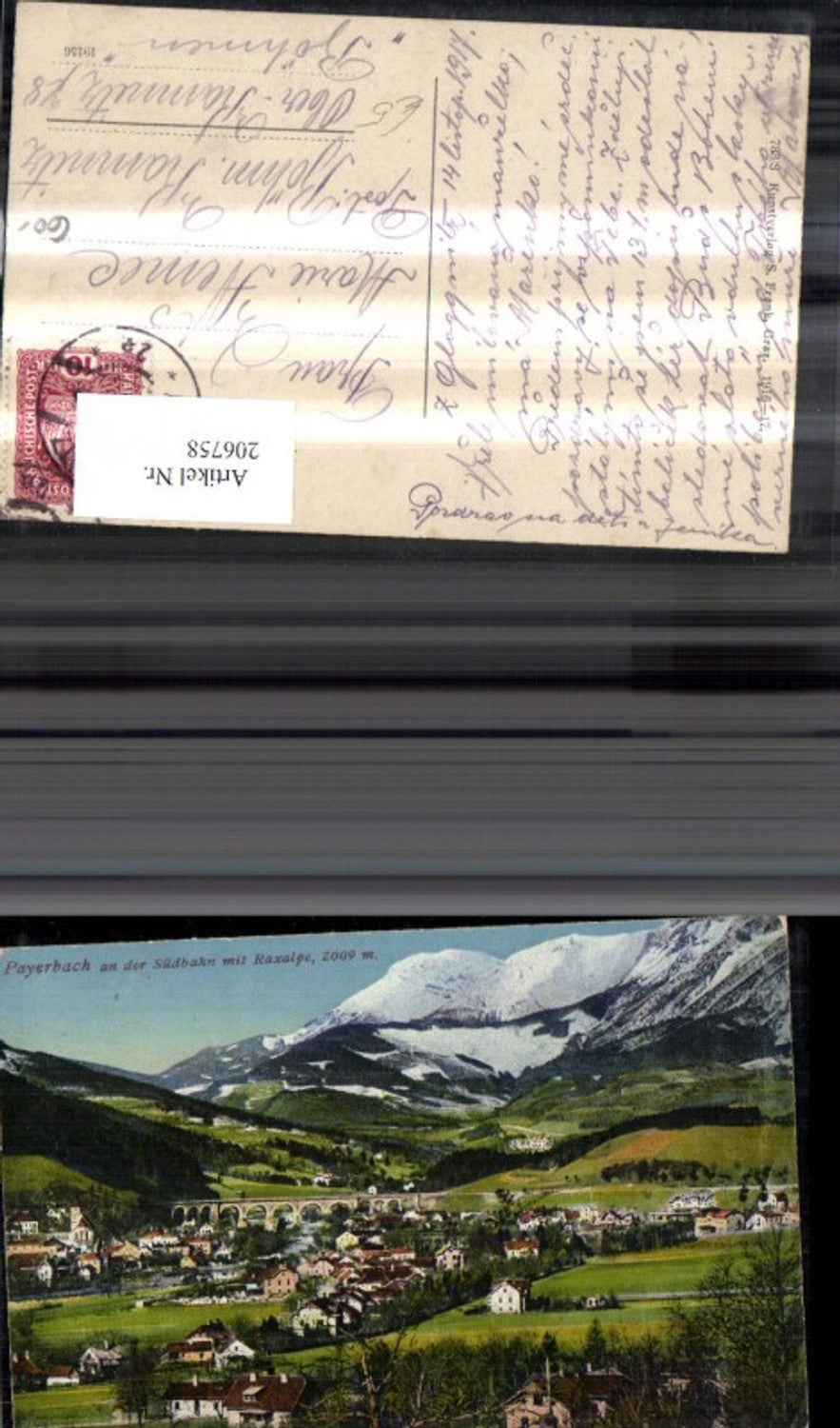 206758,Payersbach a. d. Südbahn m. Raxalpe