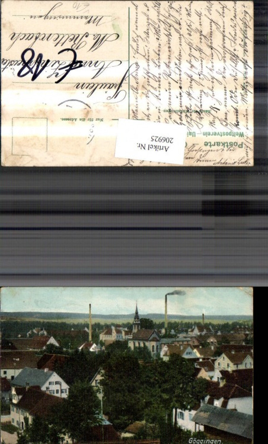 206925,Göggingen Teilansicht Kirche pub Ottmar Zieher