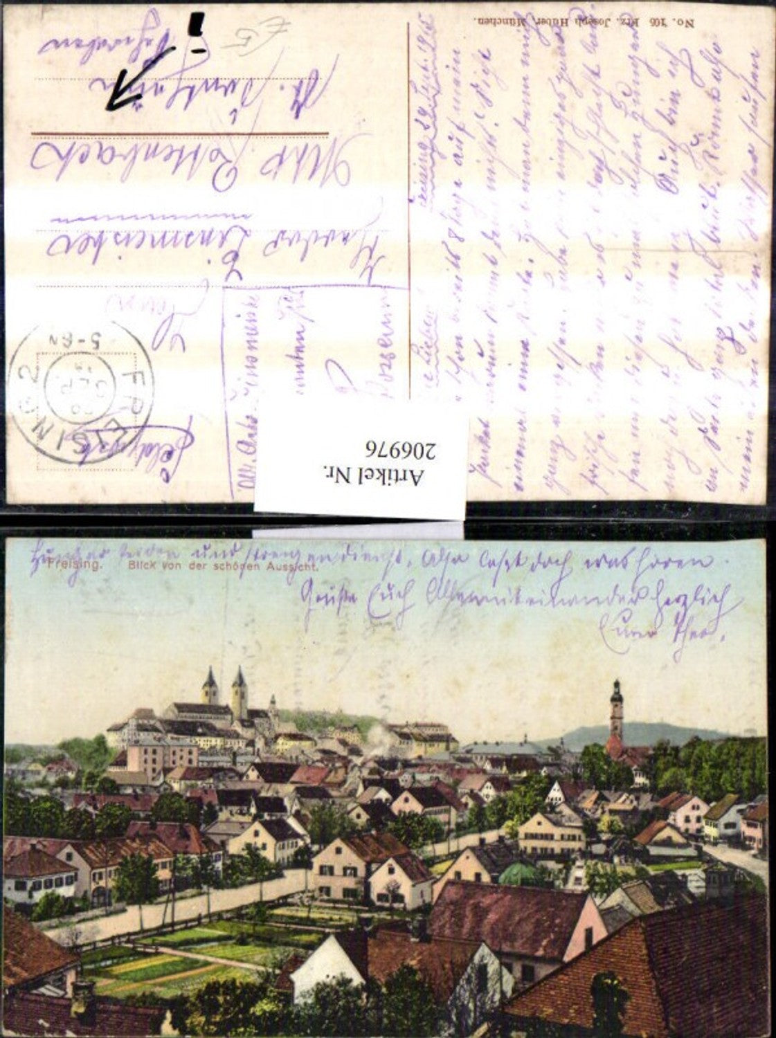 206976, Freising Total view of the beautiful panorama