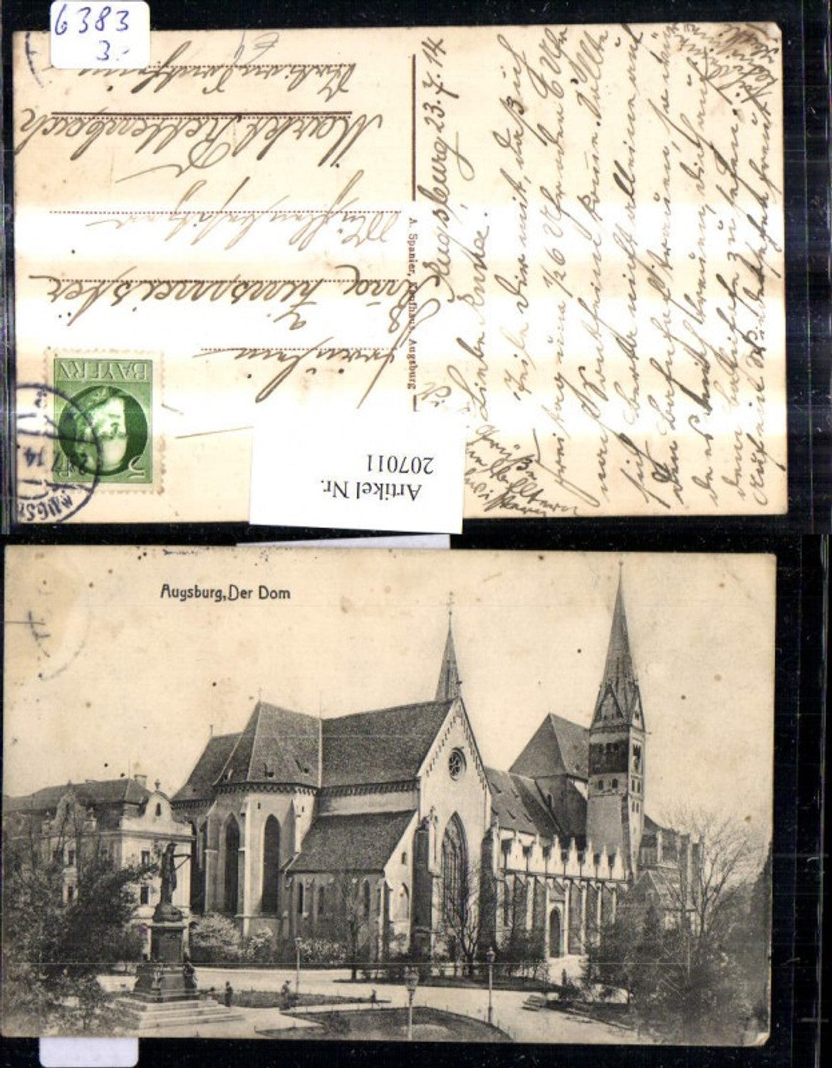 207011,Augsburg Der Dom Kirche