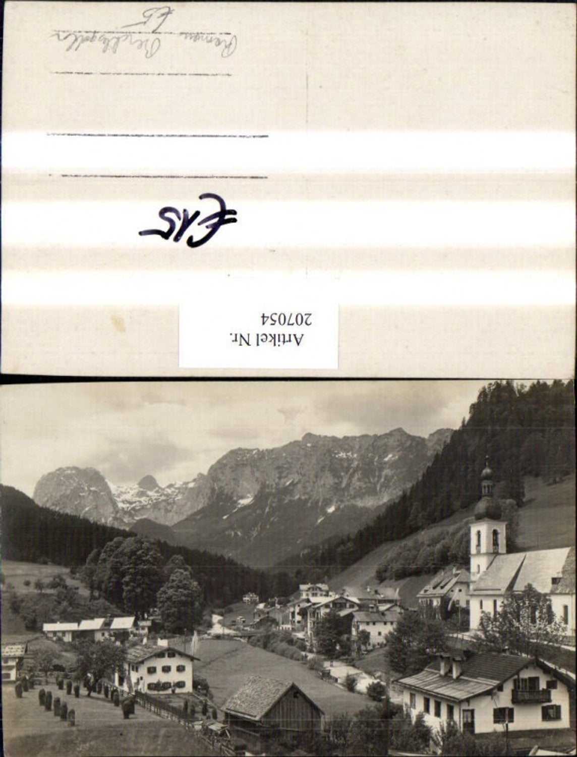 207054,Ramsau b. Berchtesgaden Totale Kirche
