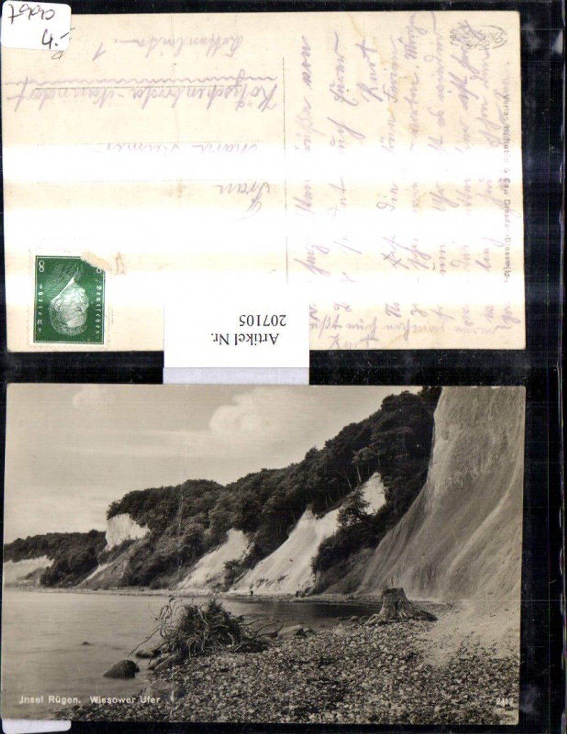 207105,Insel Rügen Wissower Ufer Partie