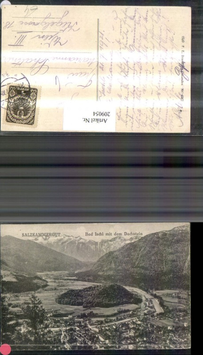 209054,Bad Ischl Totale m. d. Dachstein