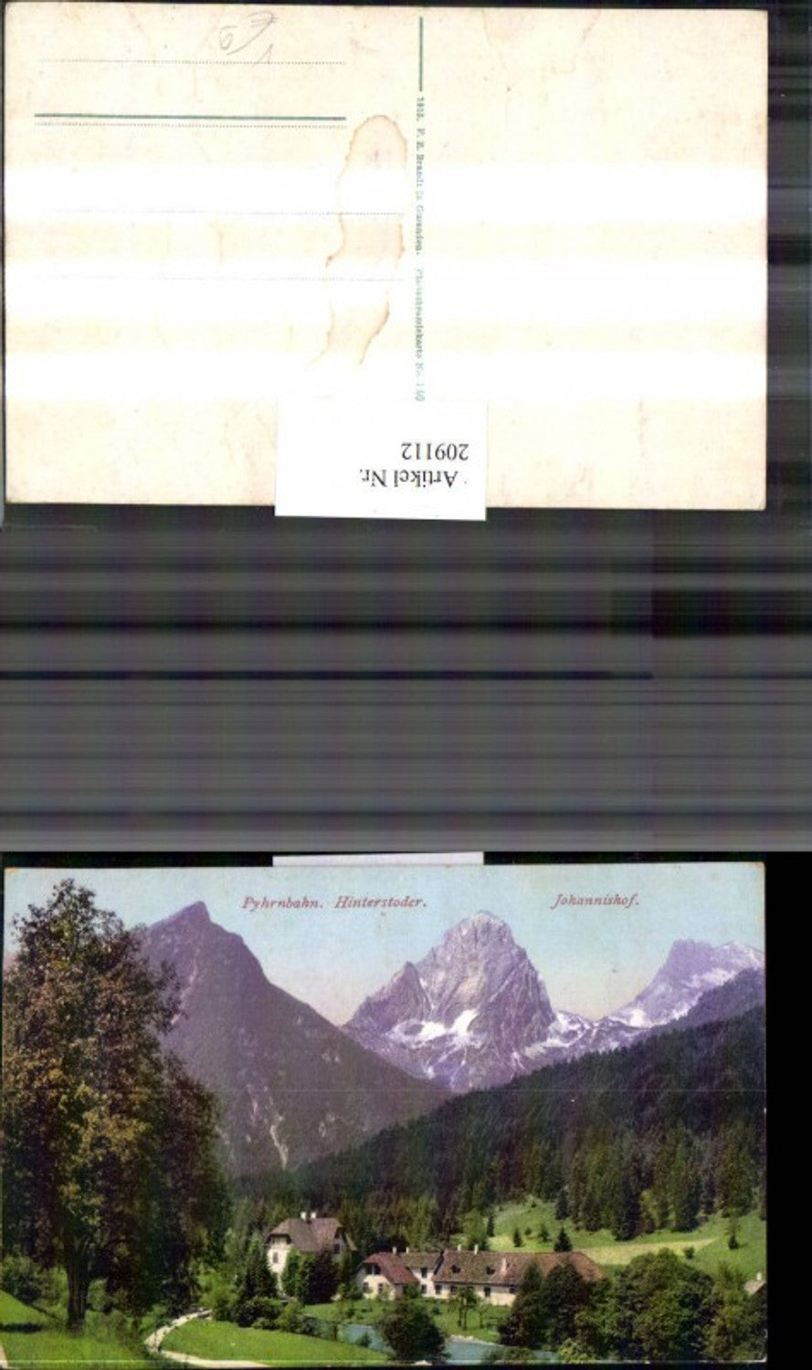 209112,Pyhrnbahn Hinterstoder Johannishof pub Brandt 1401