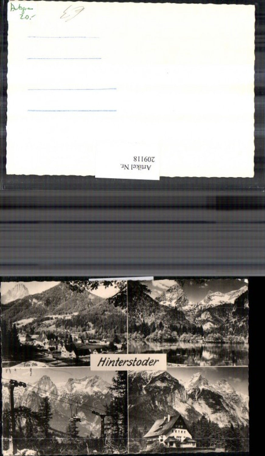 209118,Hinterstoder Totale See Sesselift Mehrbildkarte
