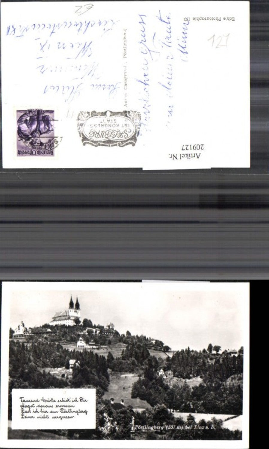 209127,Linz a. d. Donau Pöstlingberg Totale Kirche