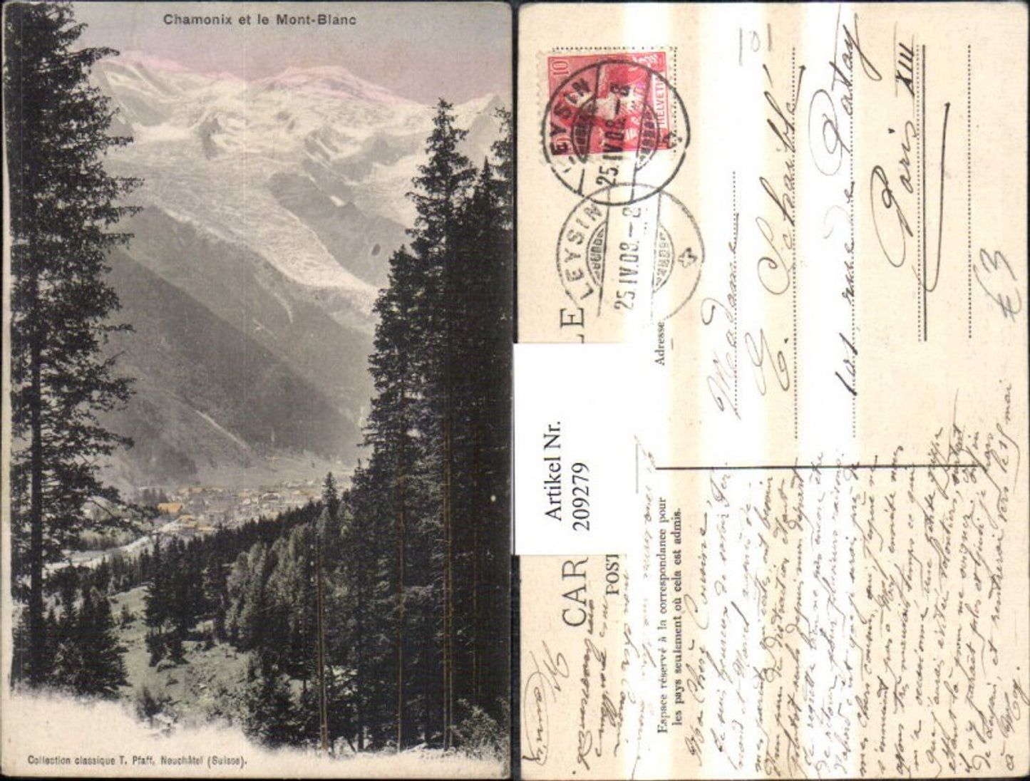 209279,Frankreich Chamonix et le Mont-Blanc