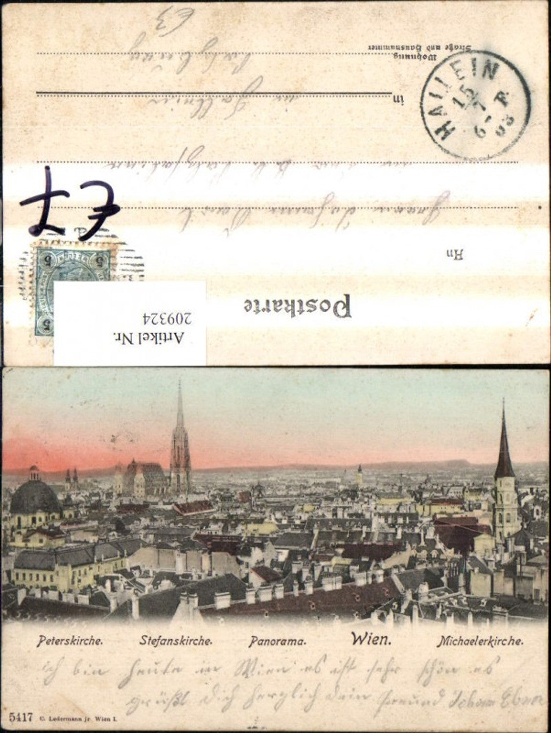 Alte Ansichtskarte – Old Postcard