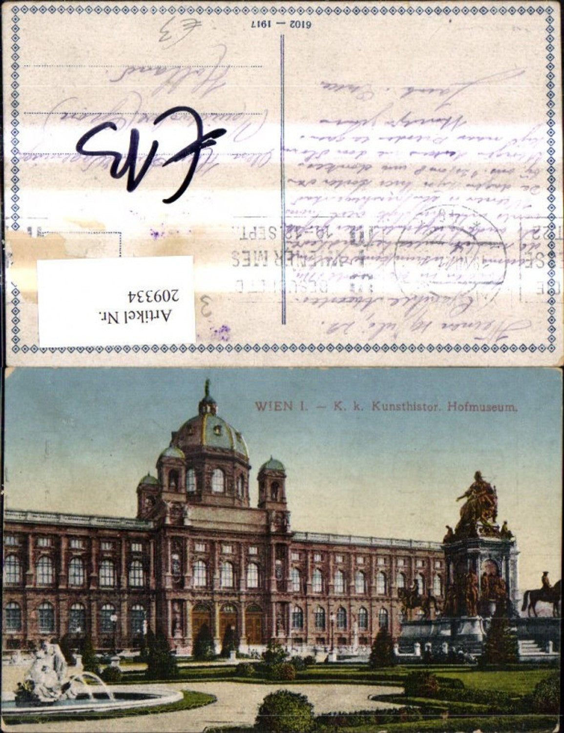 Alte Ansichtskarte – Old Postcard