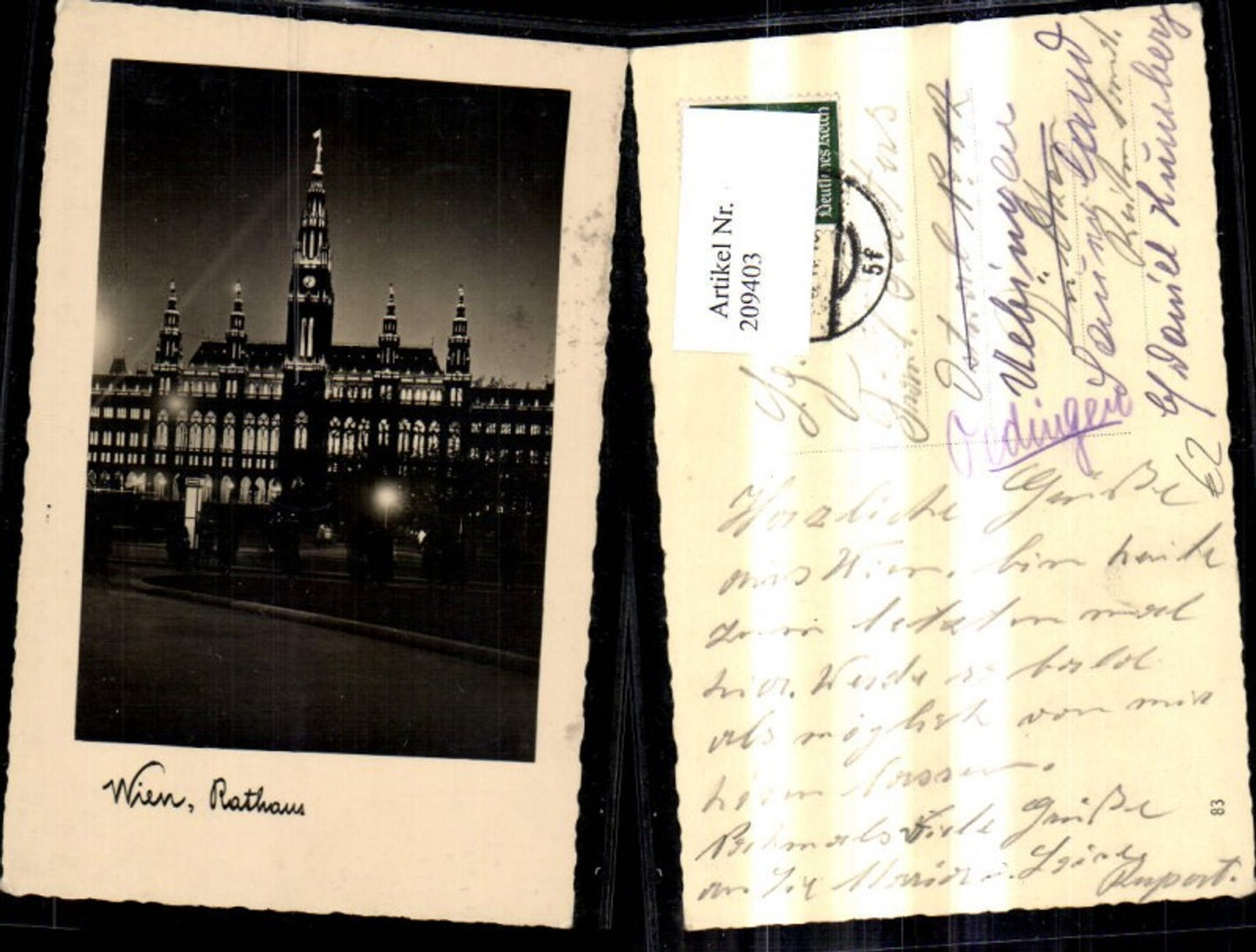 Alte Ansichtskarte – Old Postcard