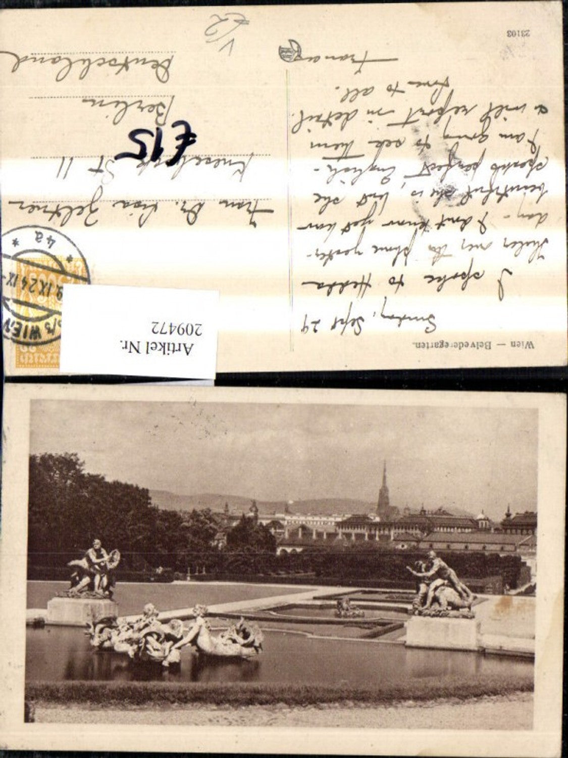 Alte Ansichtskarte – Old Postcard