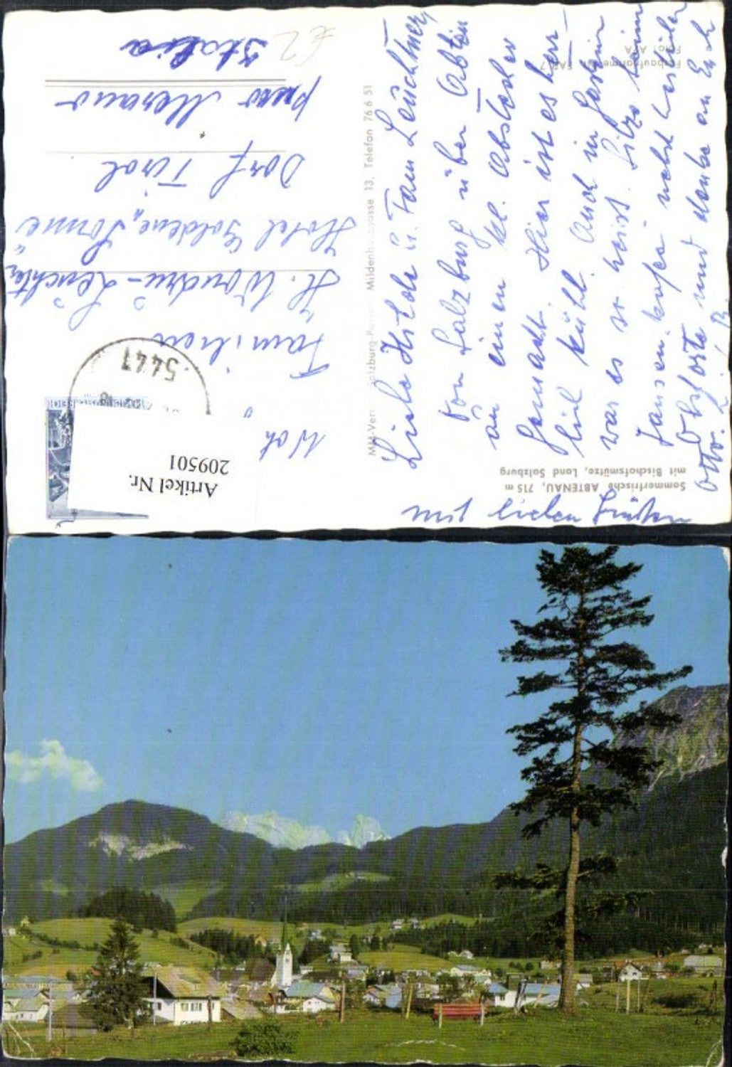 209501,Abtenau m. Bischofsmütze