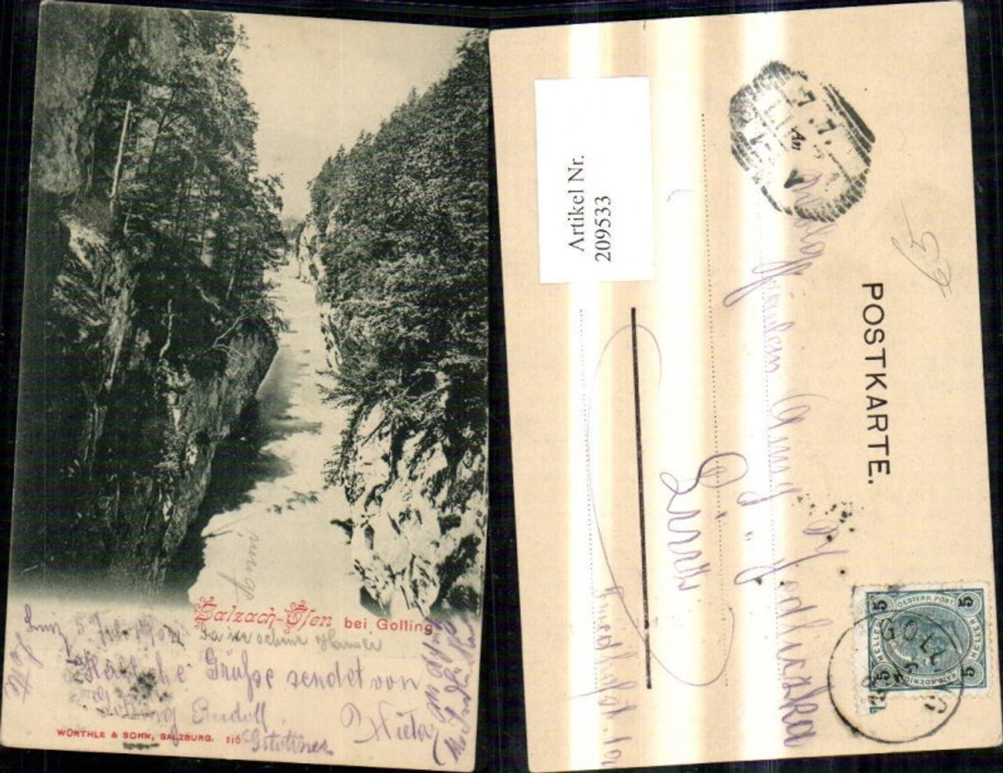 209533,Salzachöfen b. Golling