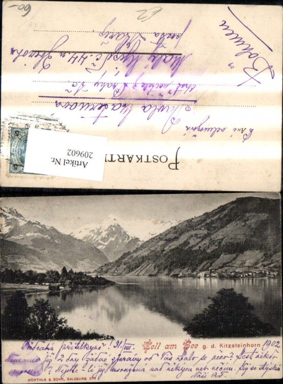 209602,Zell a. See geg. d. Kitzsteinhorn