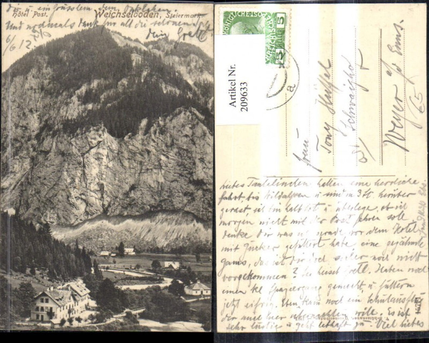 Alte Ansichtskarte – Old Postcard