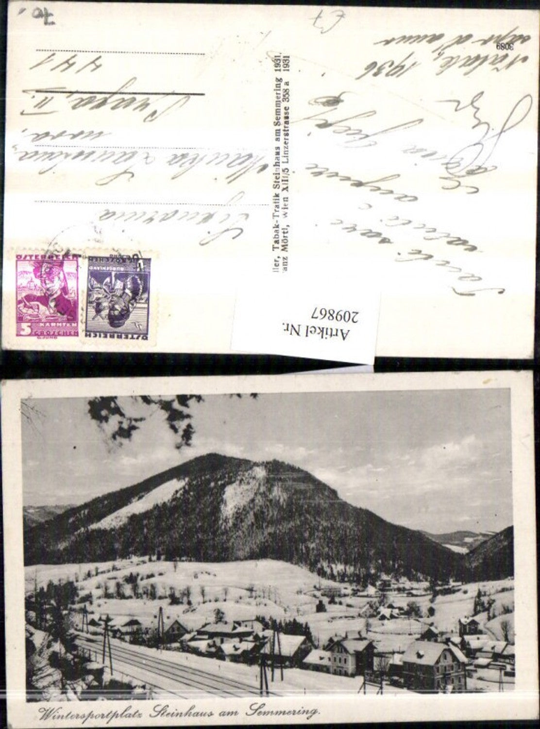 Alte Ansichtskarte – Old Postcard