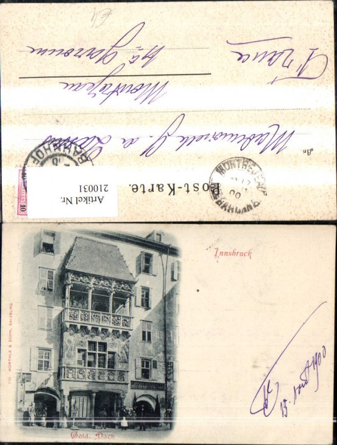 Alte Ansichtskarte – Old Postcard