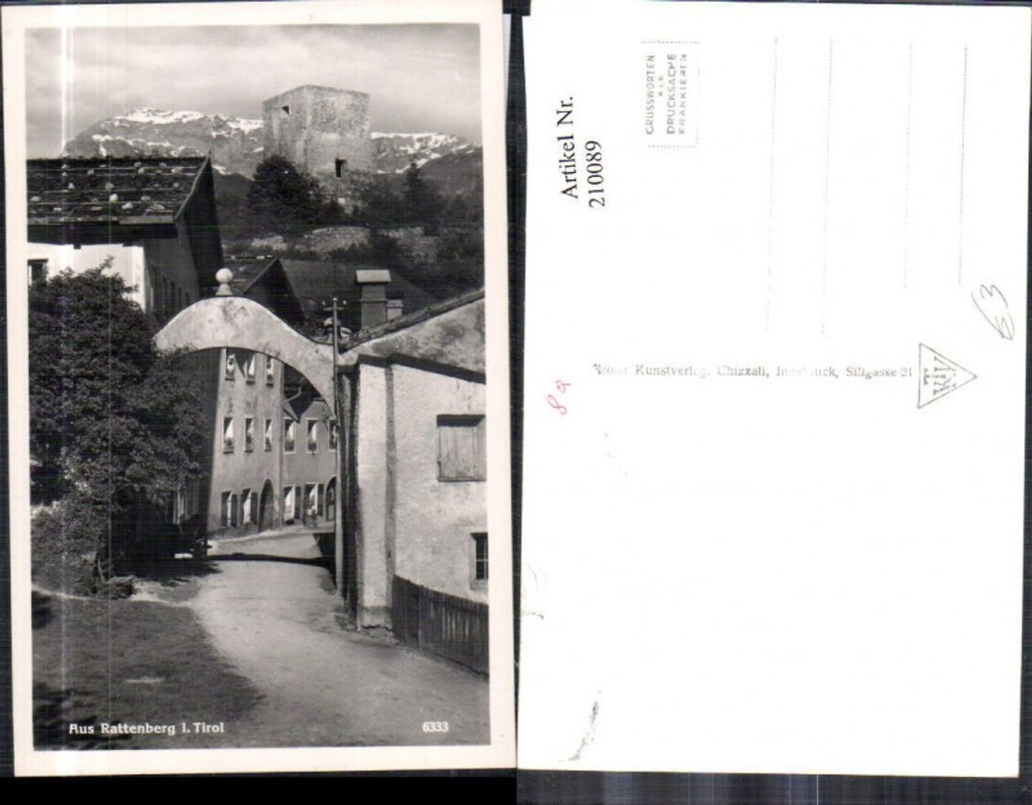 Alte Ansichtskarte – Old Postcard