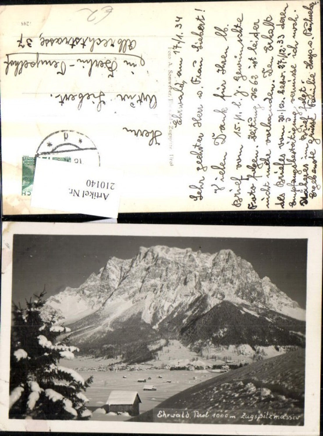 Alte Ansichtskarte – Old Postcard