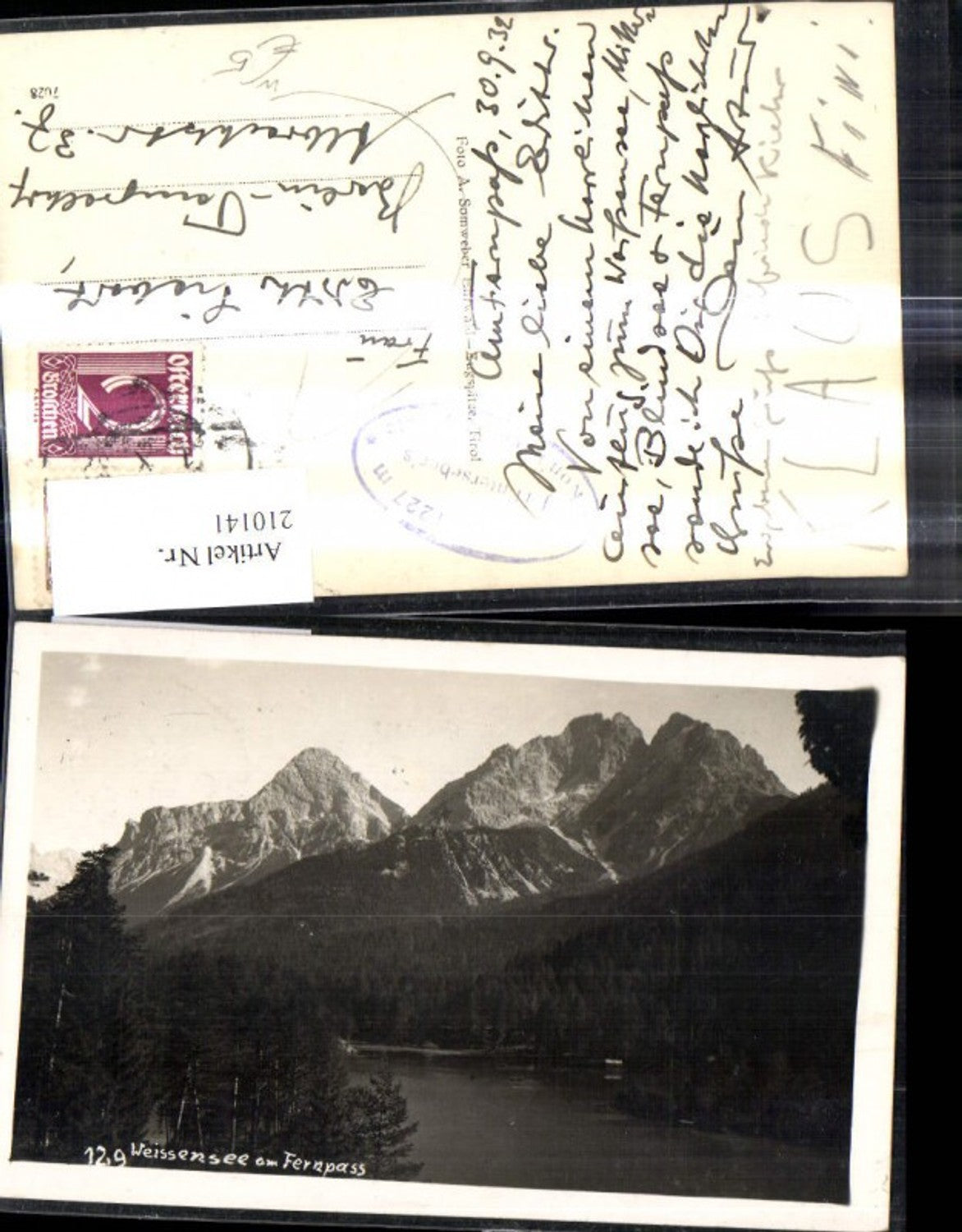 Alte Ansichtskarte – Old Postcard