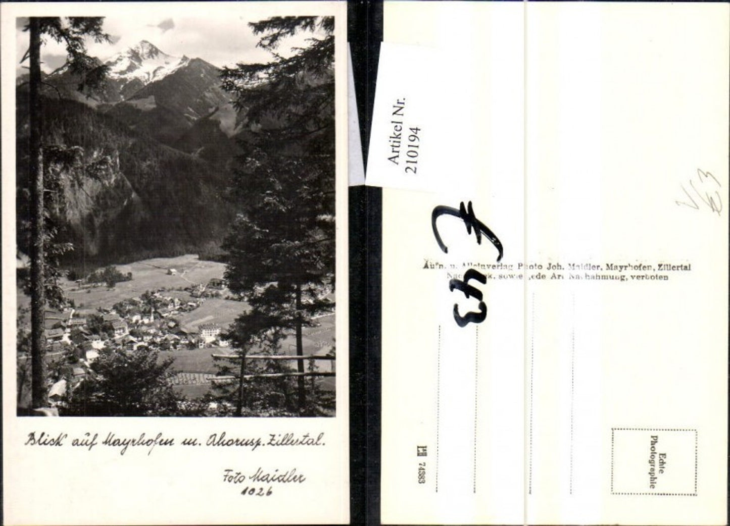 Alte Ansichtskarte – Old Postcard