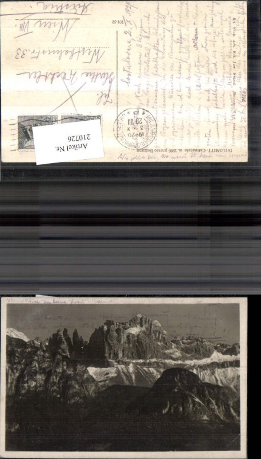 Alte Ansichtskarte – Old Postcard