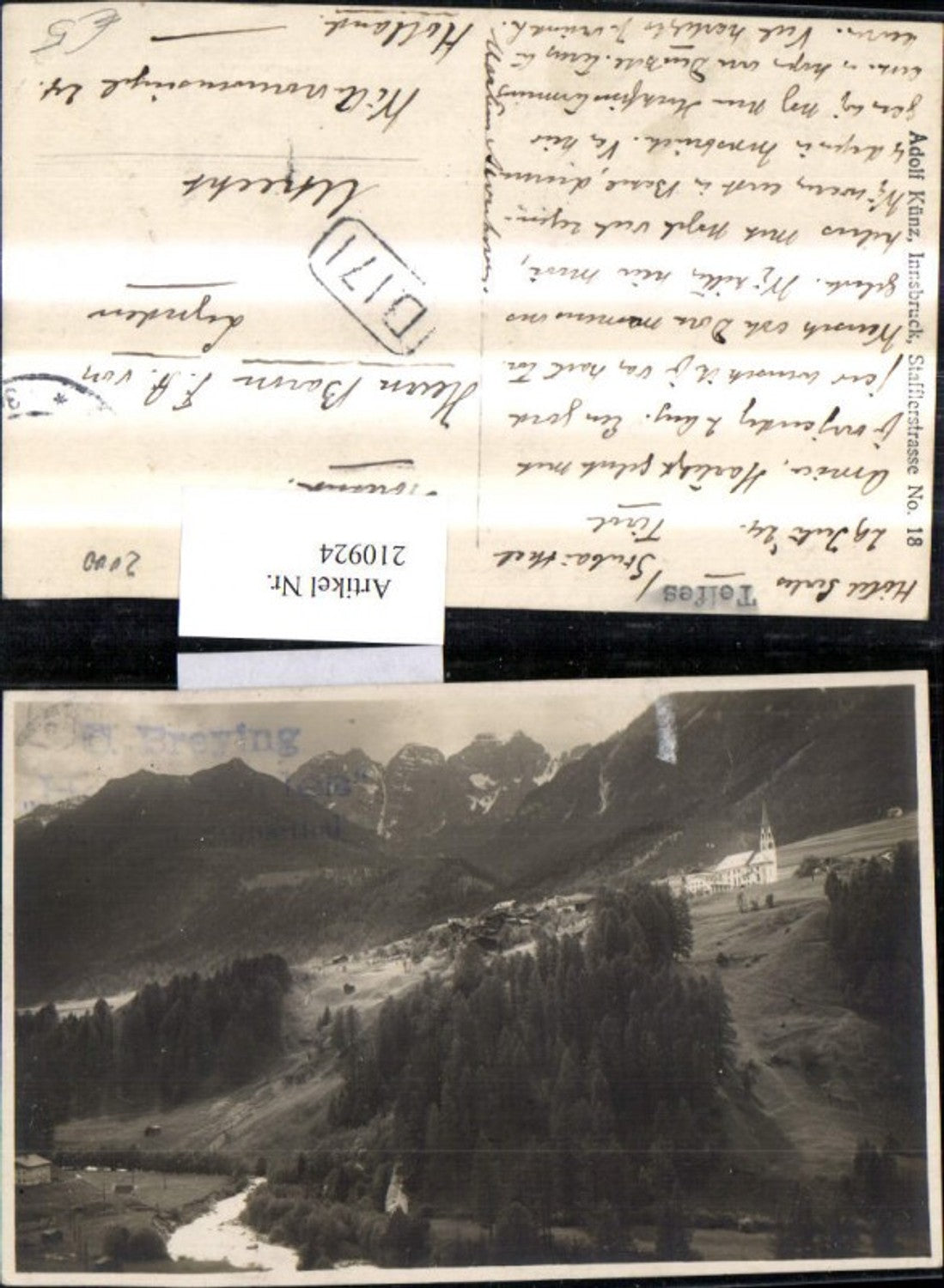 Alte Ansichtskarte – Old Postcard