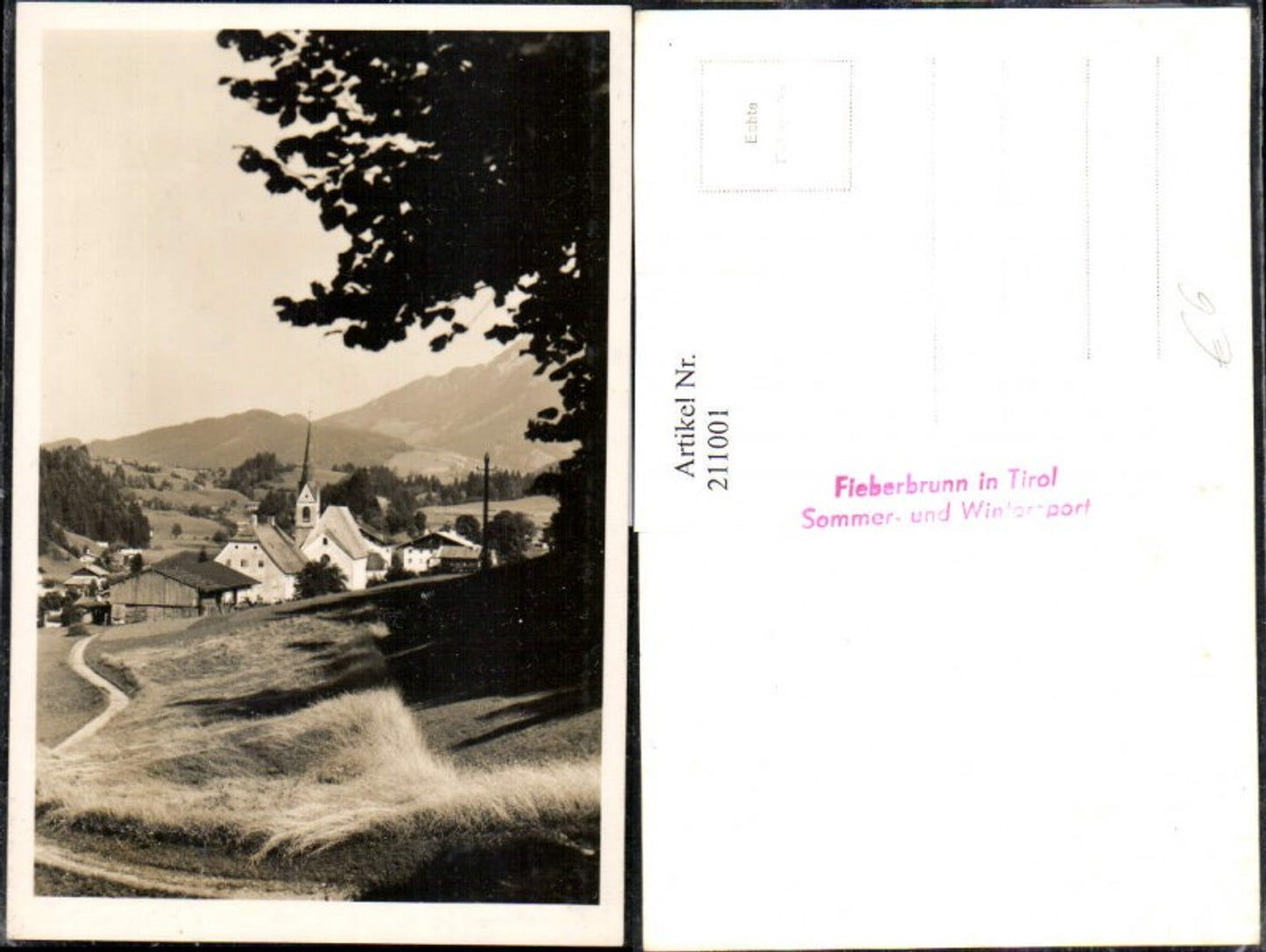 Alte Ansichtskarte – Old Postcard