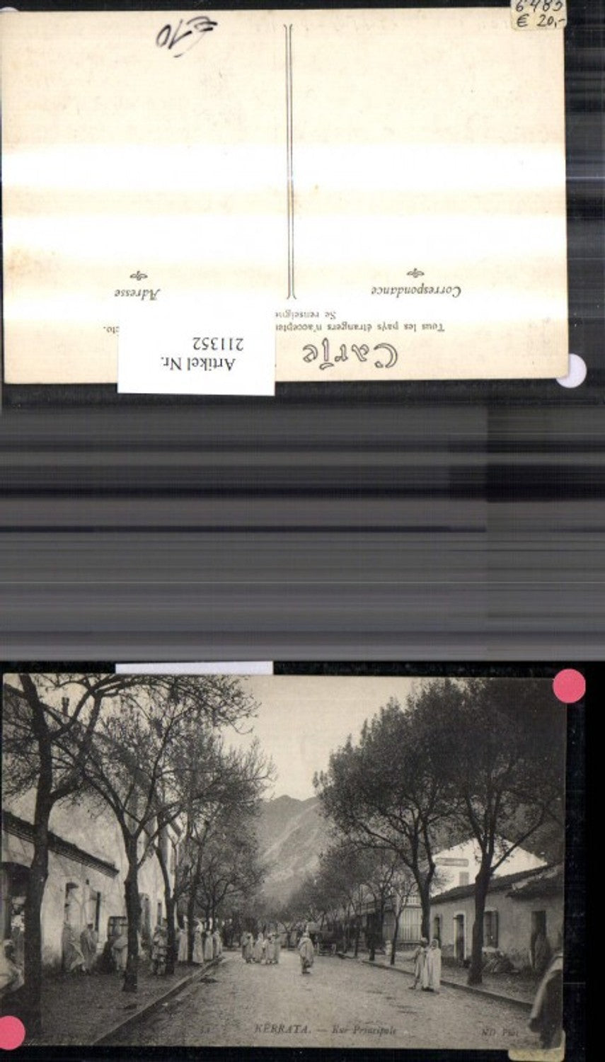 211352,Algerien Kerrata Rue Principale Straßenansicht