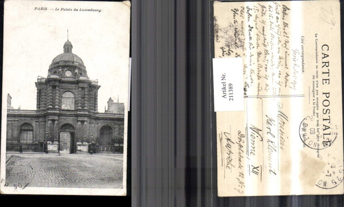 211389,Paris Le Palais du Luxembourg Palast
