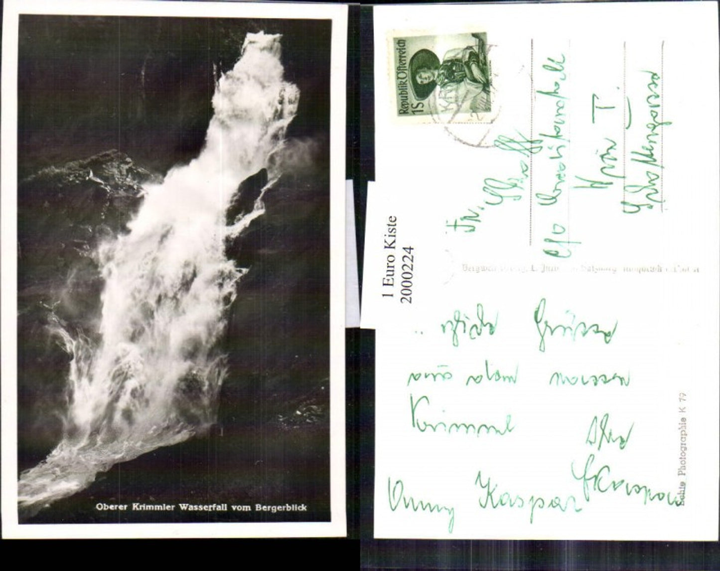 2000224, Upper Krimml Waterfall near Krimml from Bergerblick