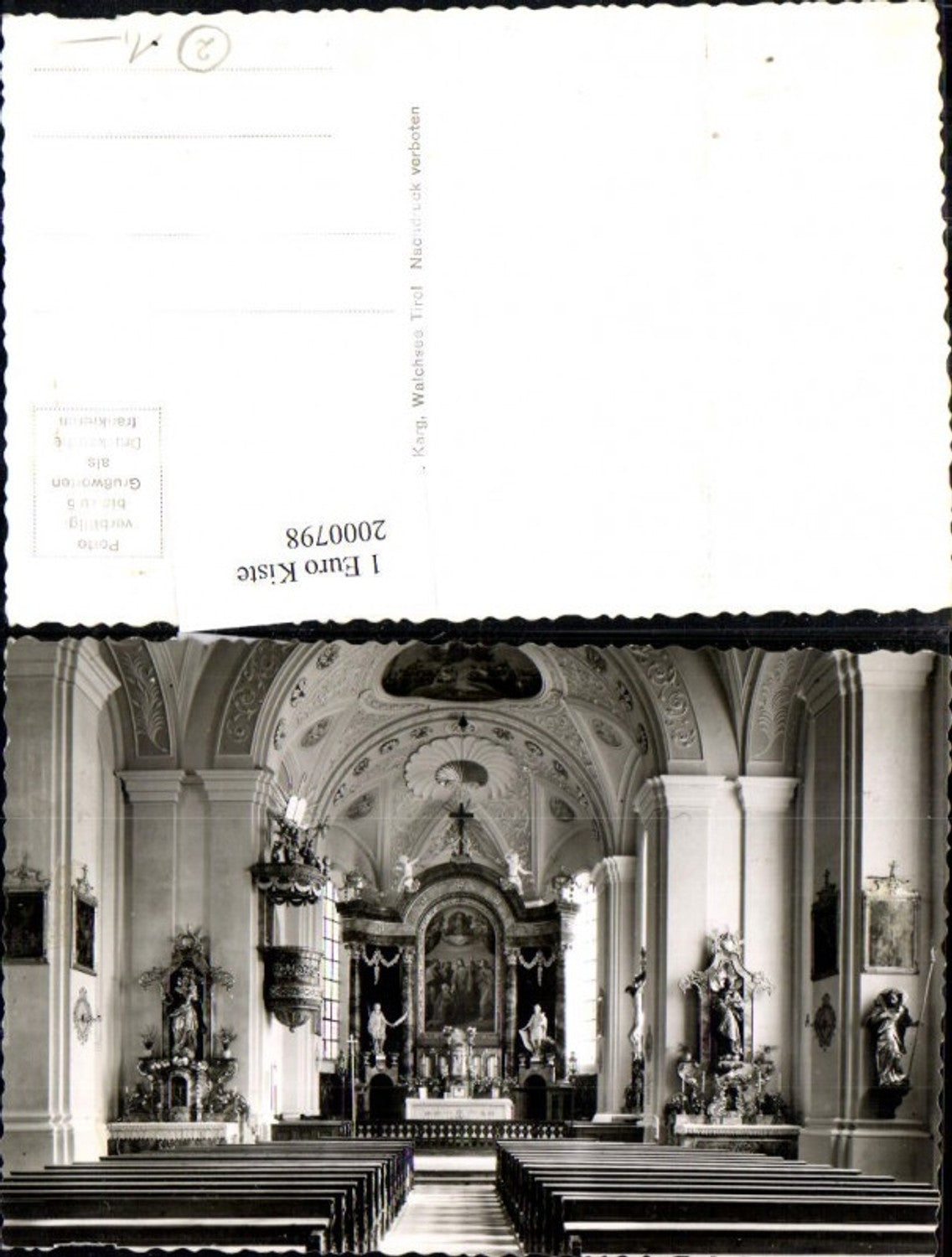 2000798,Kirche Innenansicht Walchsee i. Tirol