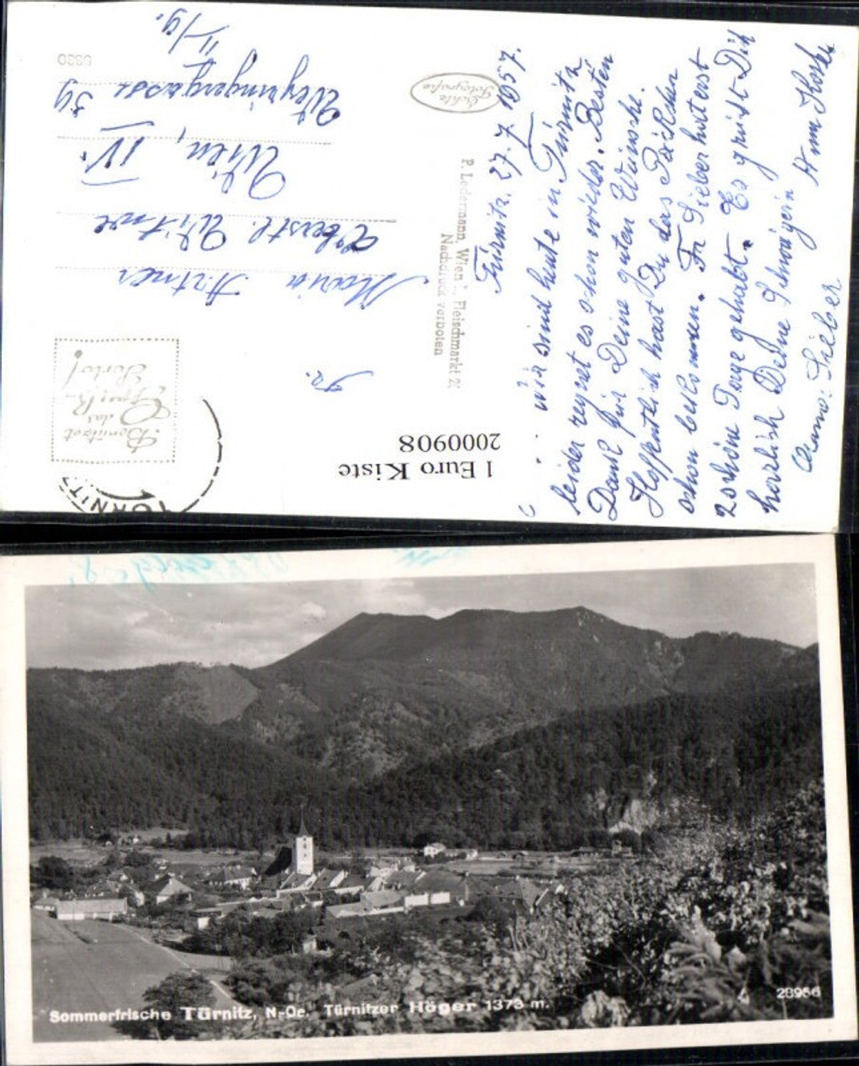 2000908,Türnitz i. Niederösterreich Totale m. Türnitzer Höger