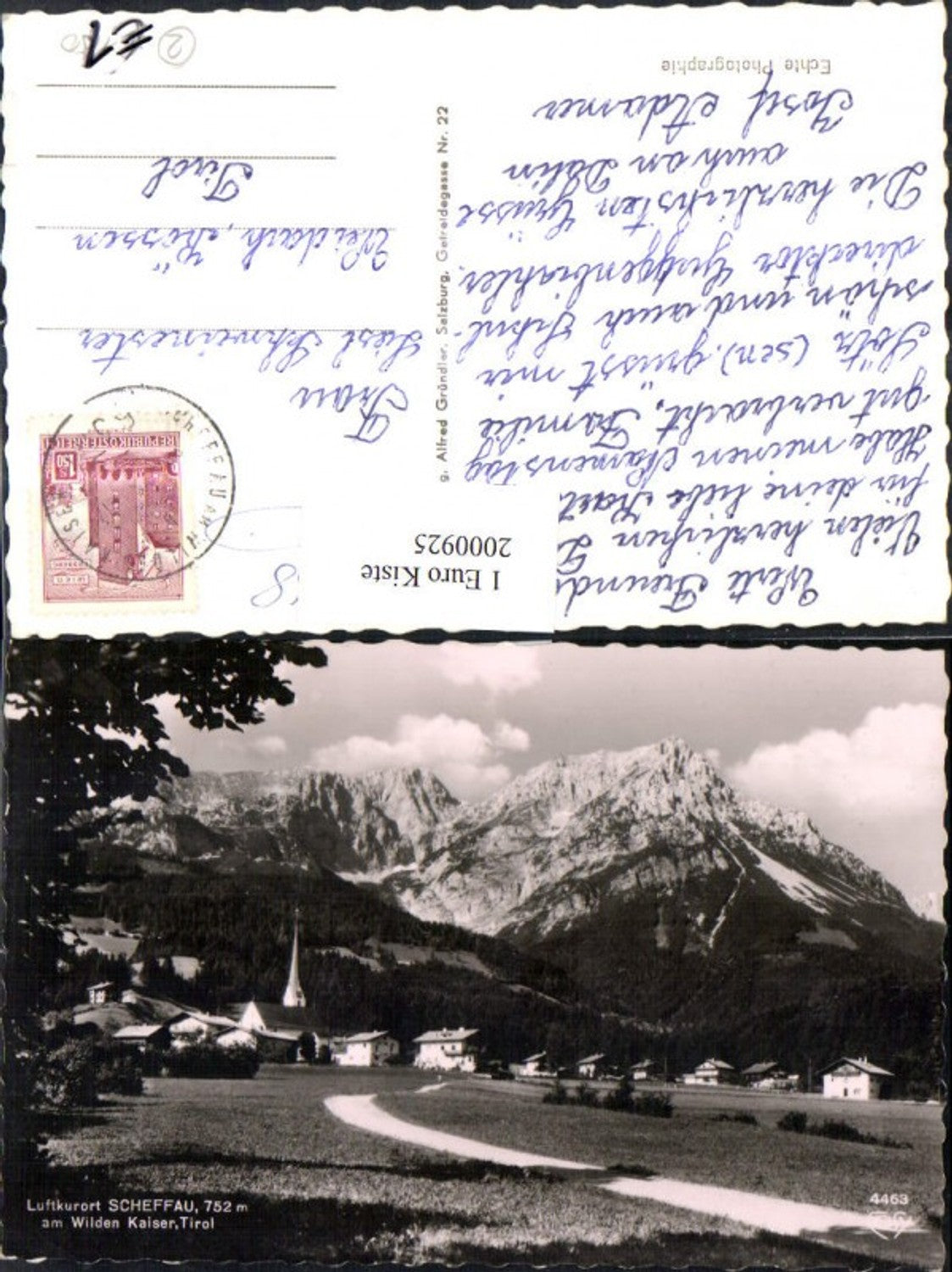 2000925,Scheffau Teilansicht i. Tirol am Wilden Kaiser