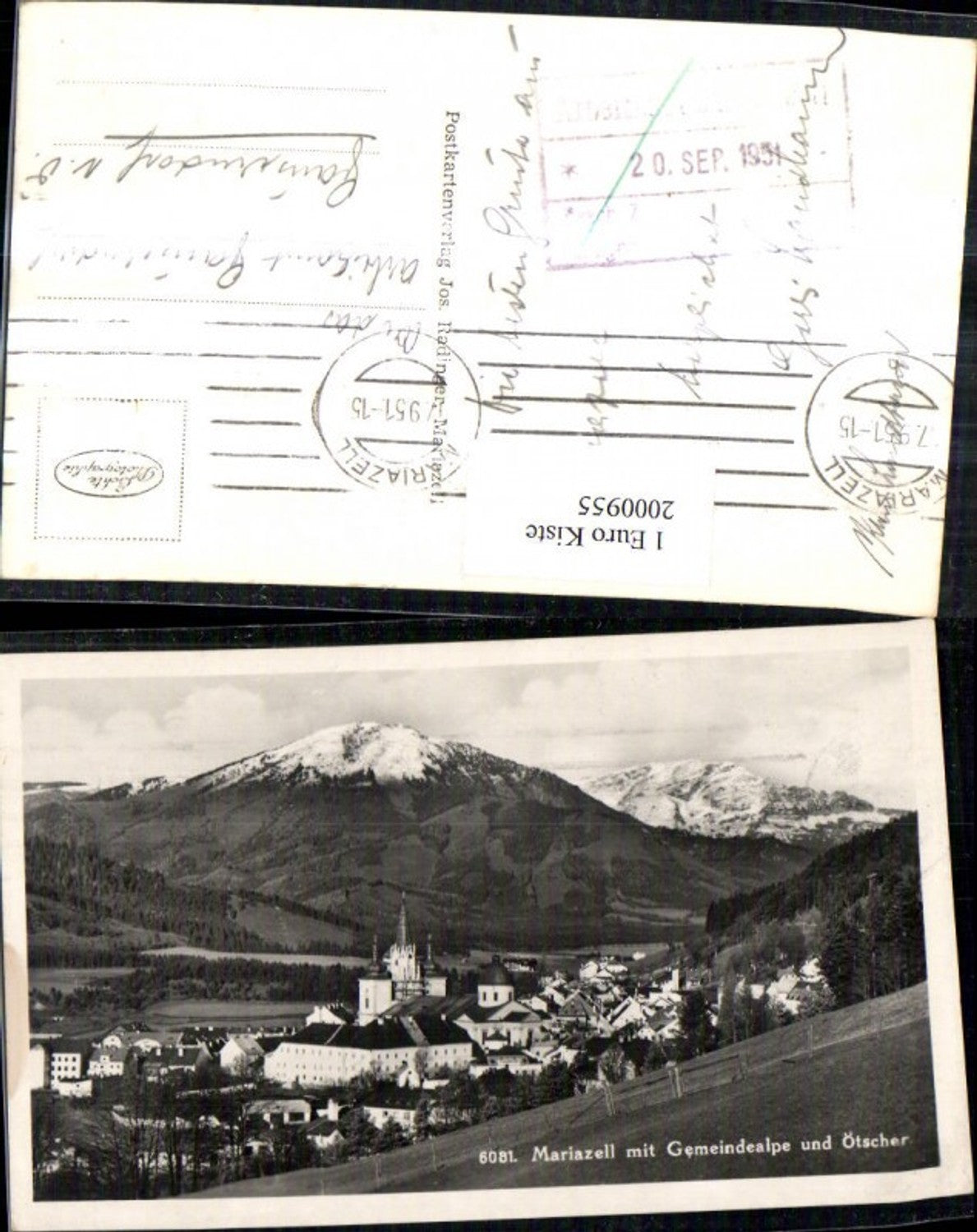 2000955,Mariazell Totale m. Gemeindealpe u. Ötscher