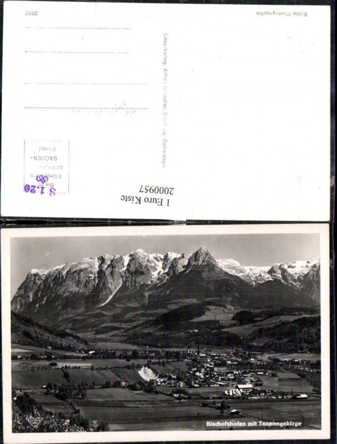 2000957,Bischofshofen Totale m. Tennengebirge