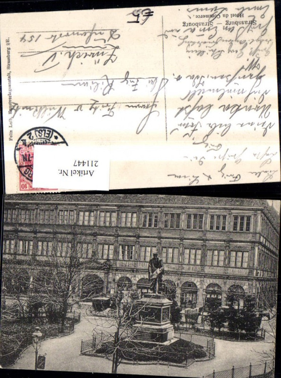211447,Straßburg Strassburg Strasbourg Hotel du Commerce
