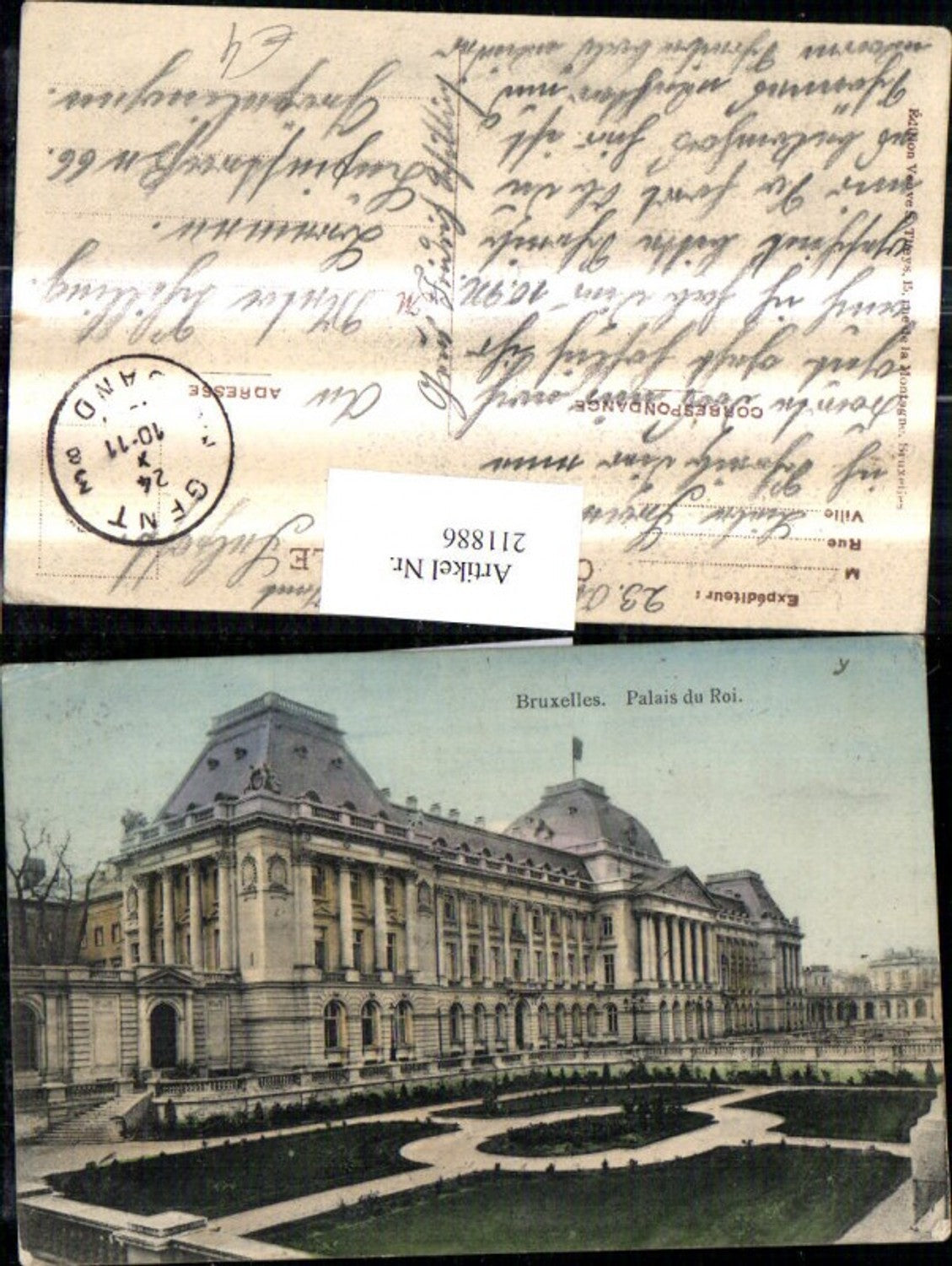 211886,Bruxelles Brussels Palais du Roi