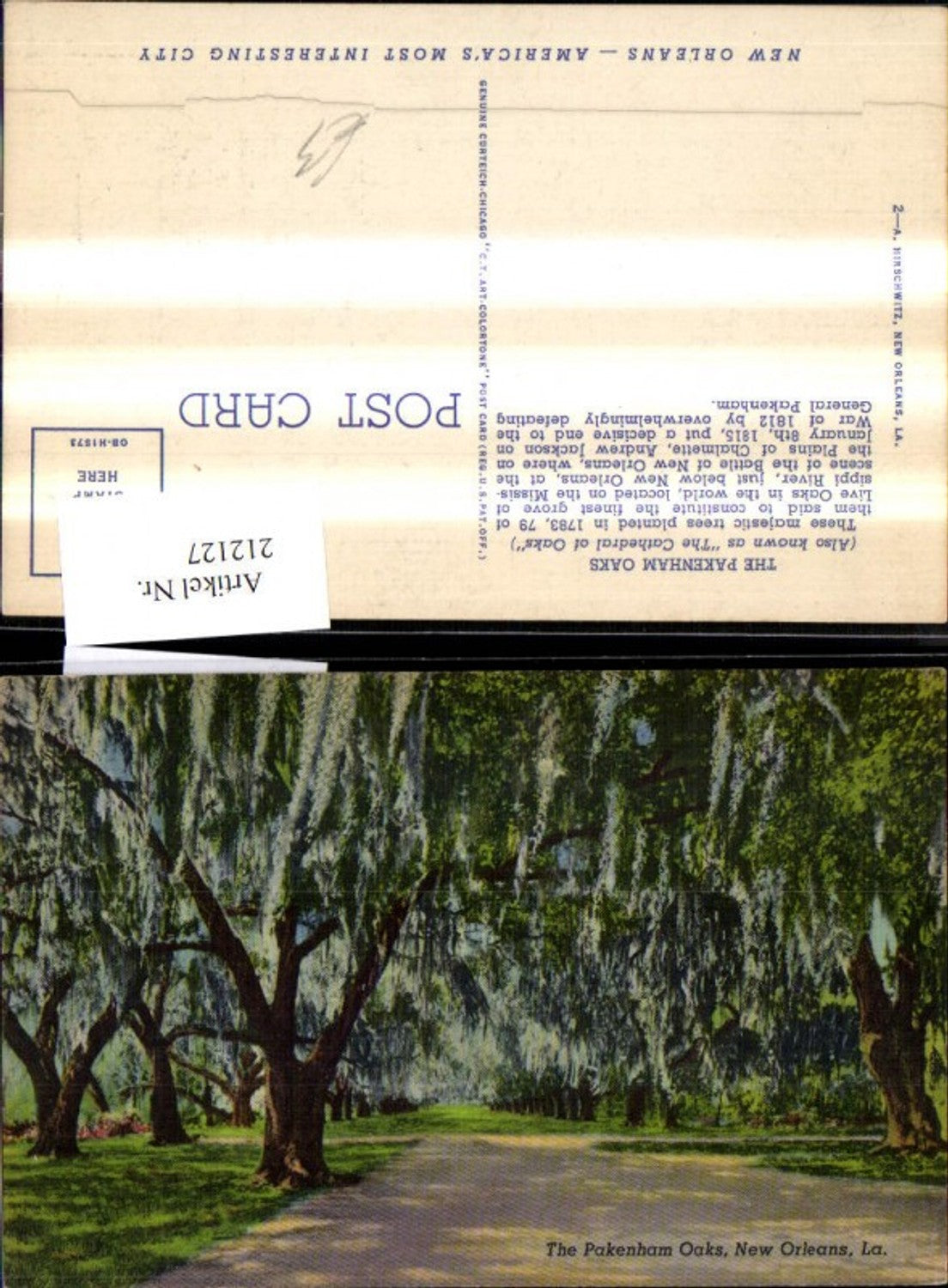 Alte Ansichtskarte – Old Postcard