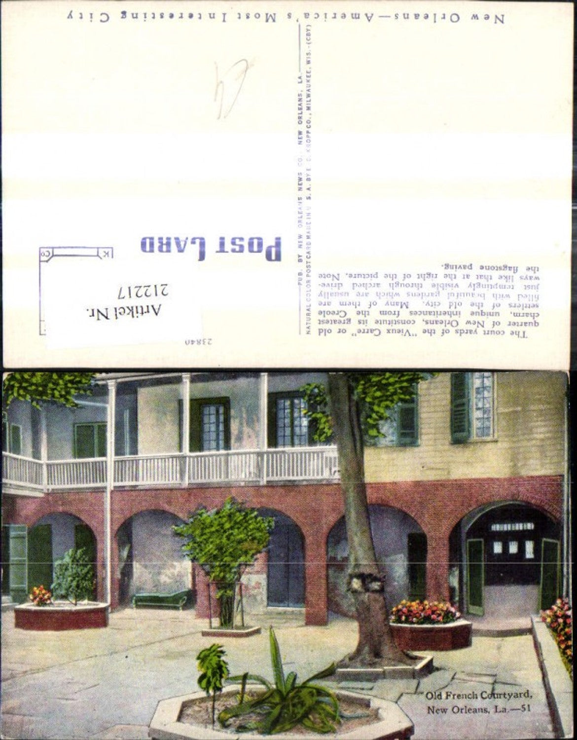 Alte Ansichtskarte – Old Postcard