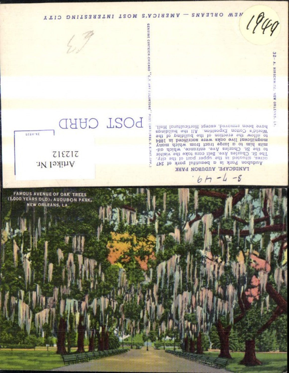 Alte Ansichtskarte – Old Postcard