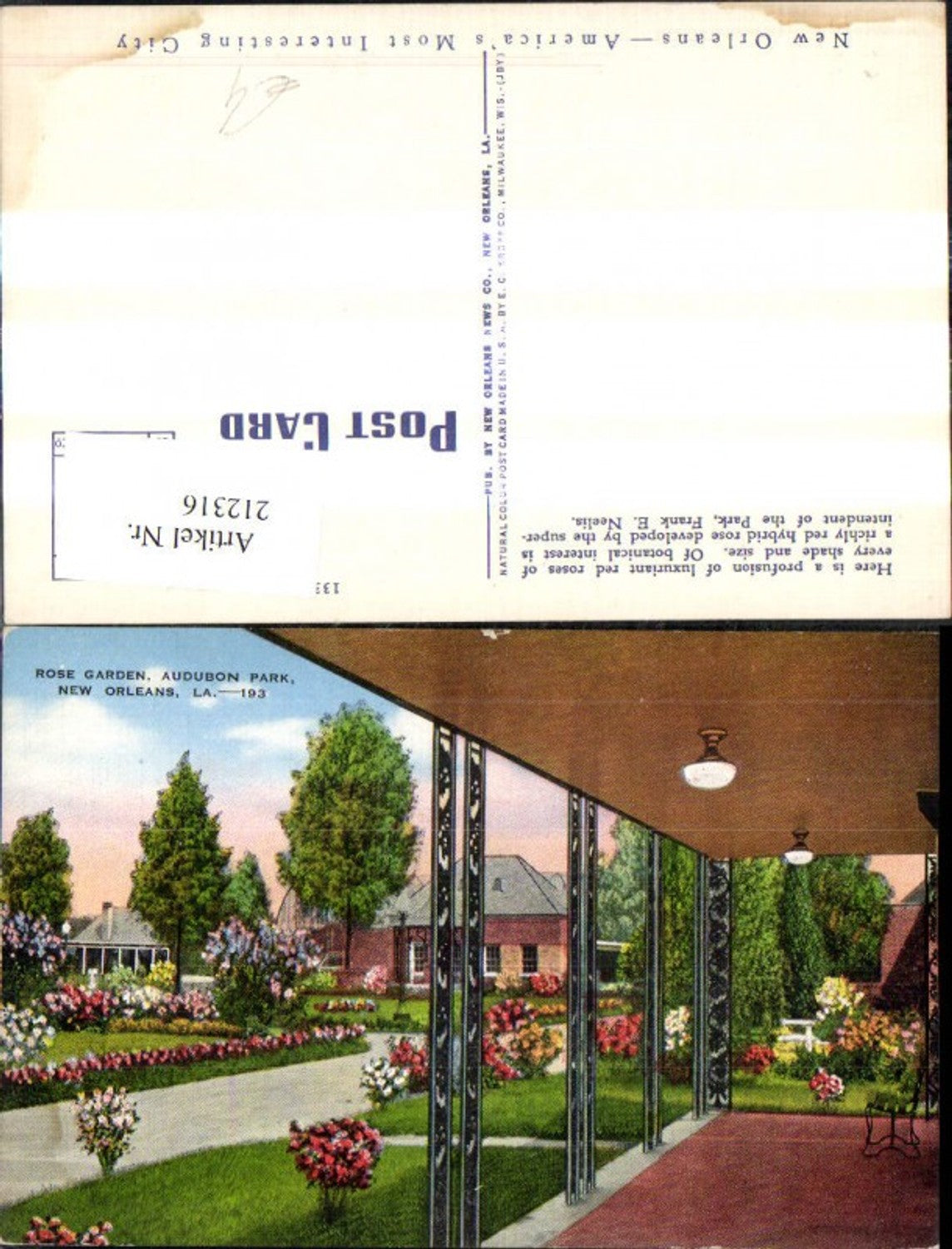 Alte Ansichtskarte – Old Postcard